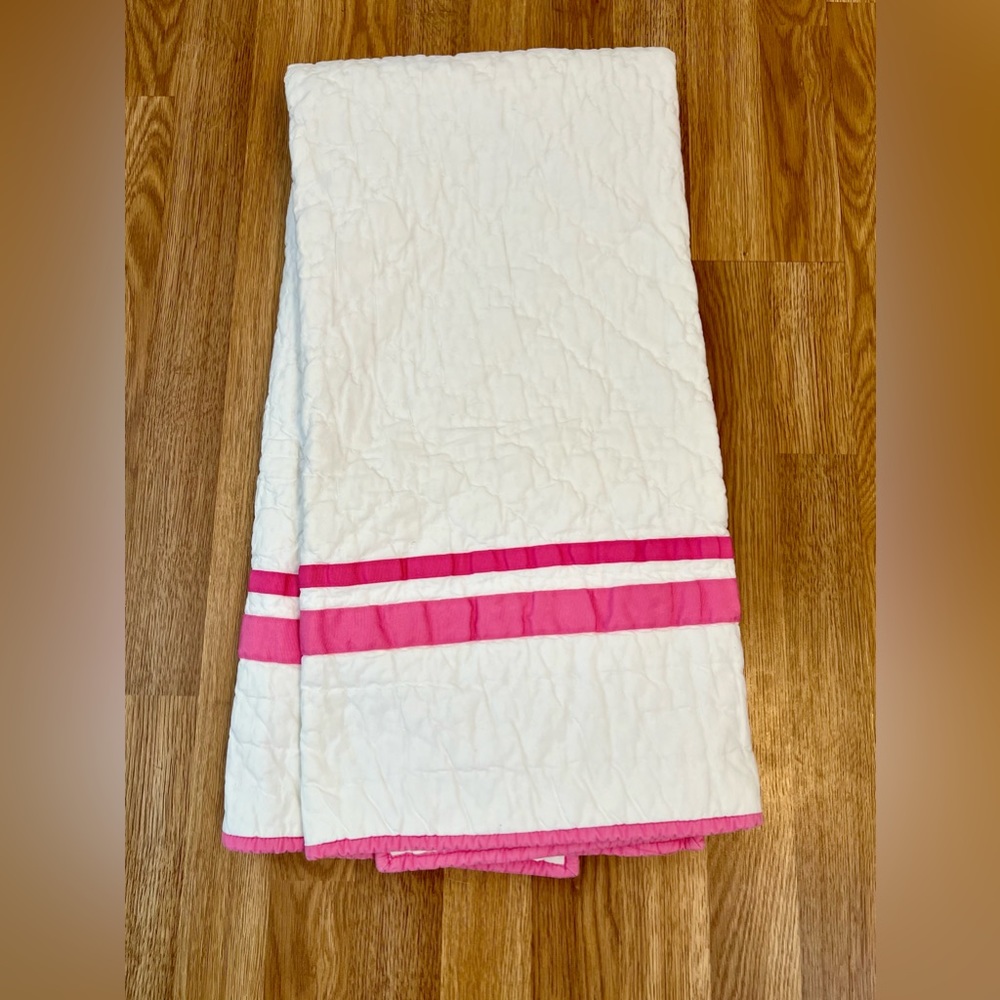 Pottery Barn Kids Harper Baby Crib Quilt & Crib Skirt